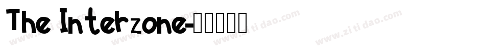 The Interzone字体转换